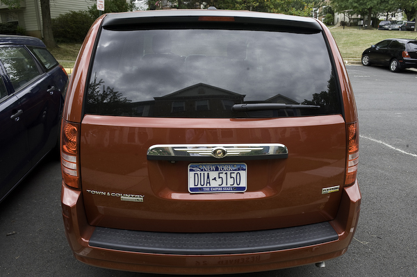 Rented van for trip from Virginia to Minnesota
