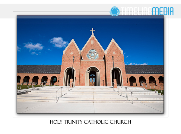 Postcard for Holy Trinity Catholic Church in Gainesville, Virginia - Copyright TimeLine Media