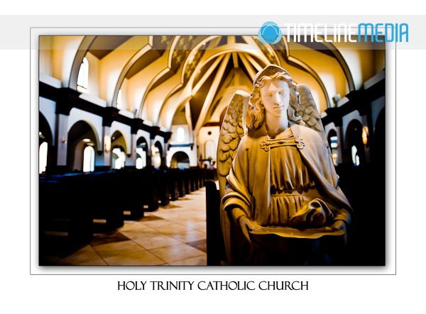 Postcard for Holy Trinity Catholic Church in Gainesville, Virginia - Copyright TimeLine Media