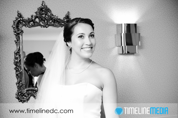 Wedding photography - Leah as she get ready on her wedding day ©TimeLine Media