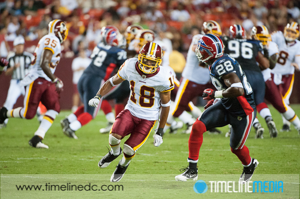 Washington Redskins Buffalo Bills action photo on the Big Sunday - www.timelinedc.com
