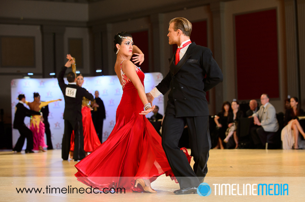 Carolina and Brandon dancing at the pro competition at the 2013 American Star Ball ©TimeLine Media - familiar faces
