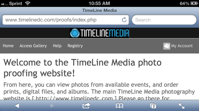 New Proofing Site - http://www.timelinedc.com/proofs