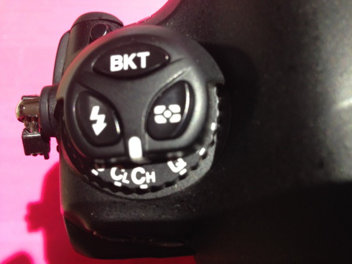 Bracketing and motor drive settings on Nikon DSLR - ©TimeLine Media