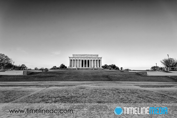 Lincoln Memorial - monochrome HDR - ©TimeLine Media