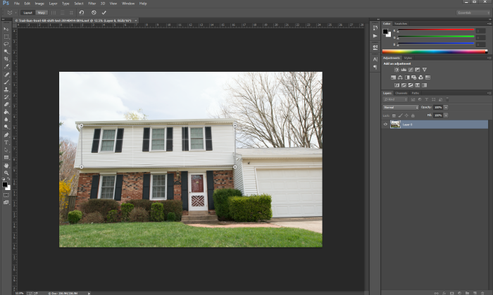 Adobe Photoshop Perspective Warp - 2