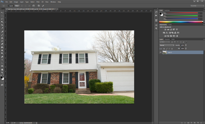 Adobe Photoshop Perspective Warp - 3