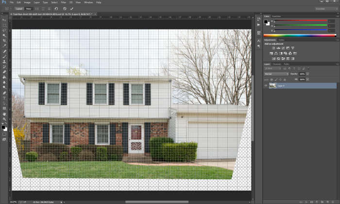 Adobe Photoshop Perspective Warp - 4