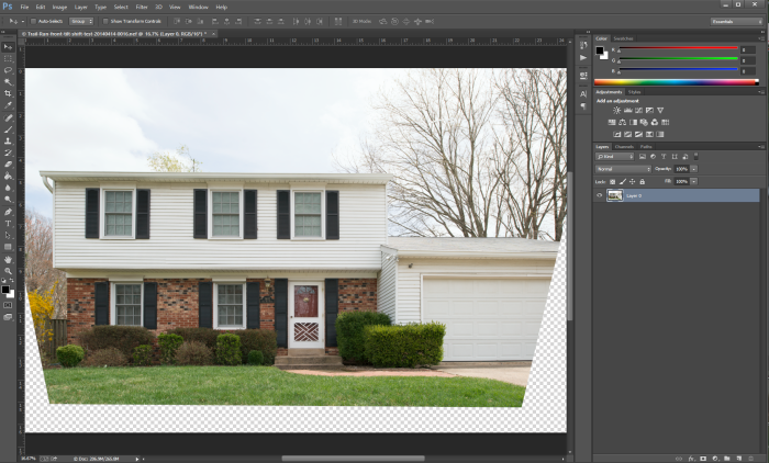 Adobe Photoshop Perspective Warp - 5
