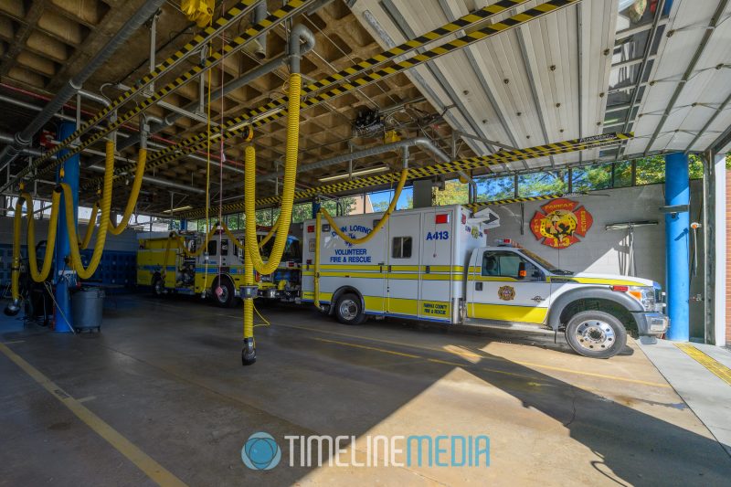 Vehicles in the Dunn Loring Fire Station ©TimeLine Media