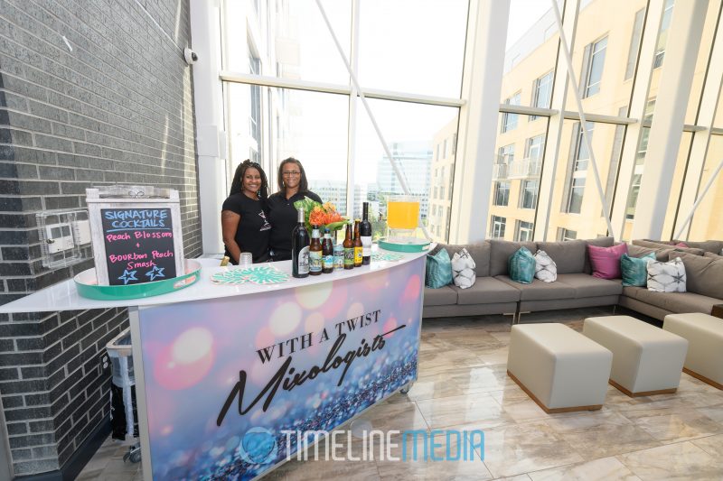 'With a Twist Mixologists' at the Kingston for a Tysons Partnership event ©TimeLine Media