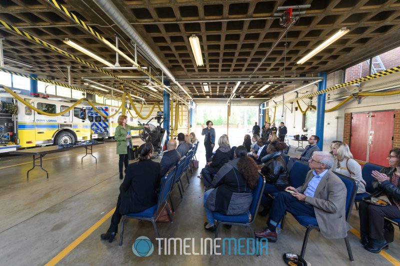 Tysons Partnership Shoes4Kids Donation Day at Dunn Loring fire station ©TimeLine Media