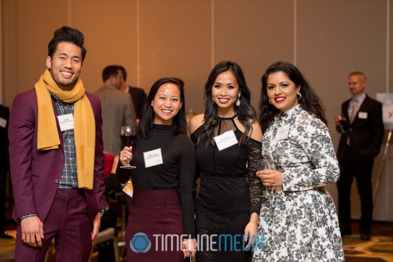 Photos of attendees of the Tysons Partnership 2018 holiday reception ©TimeLine Media