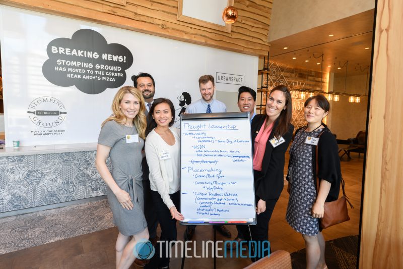 Working group at the Tysons Partnership 10 Years event at Urbanspace ©TimeLine Media