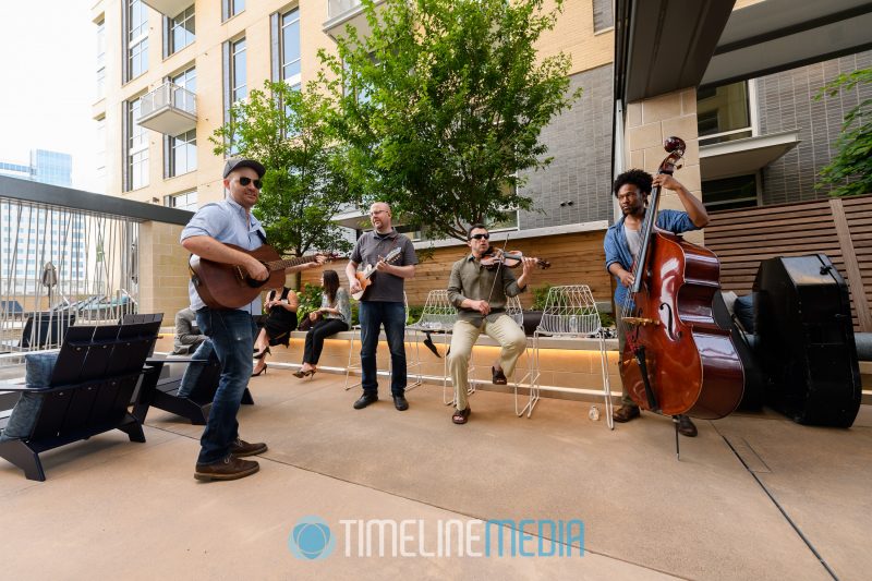 Justin Trawick quartet playing at the Tysons Partnership reception ©TimeLine Media
