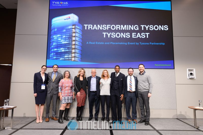 Panelists for Transforming Tysons event at Capital One HQ ©TimeLine Media