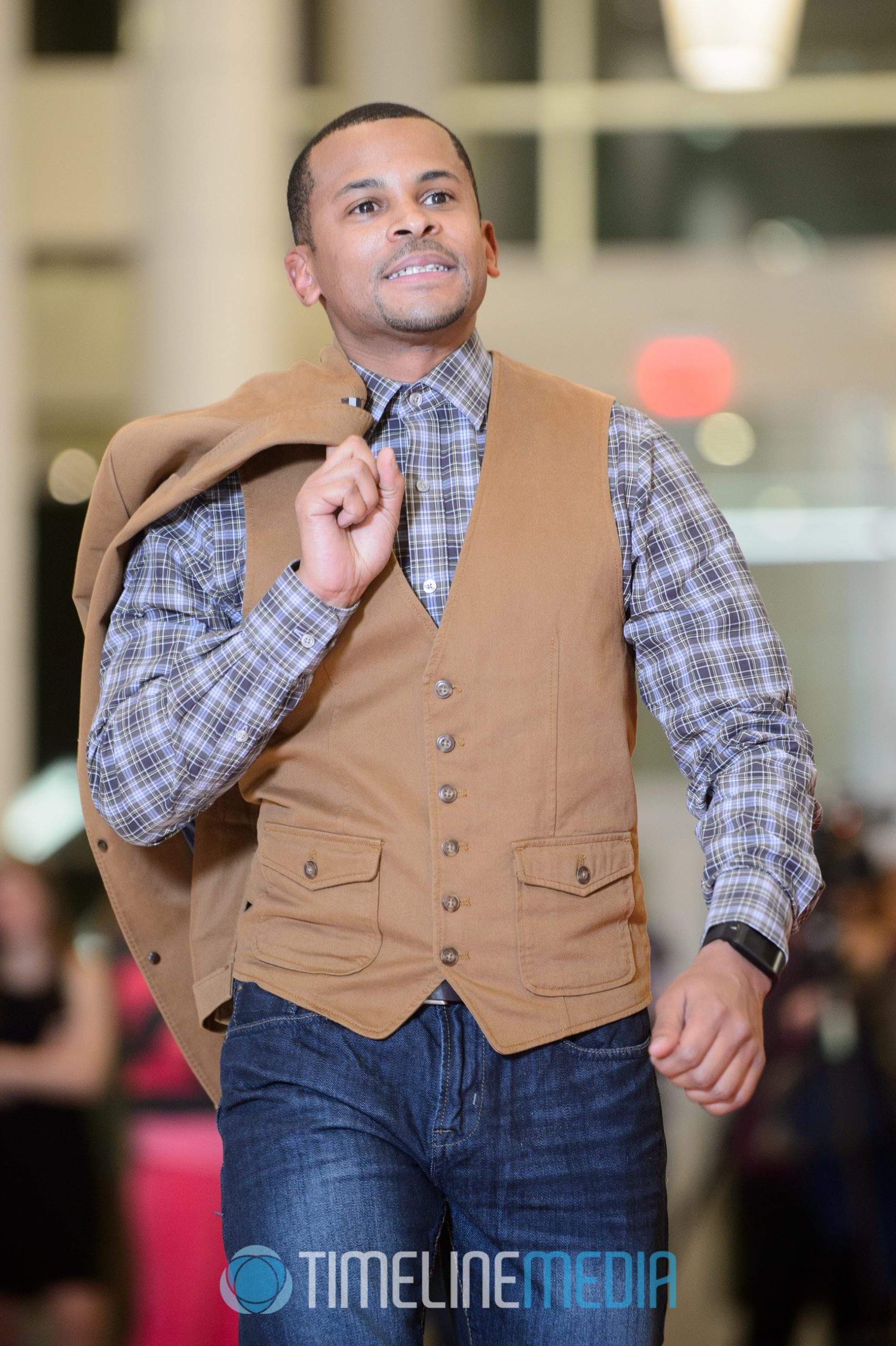 Runway model at the Tysons Corner Center Lord and Taylor holiday fashion show 