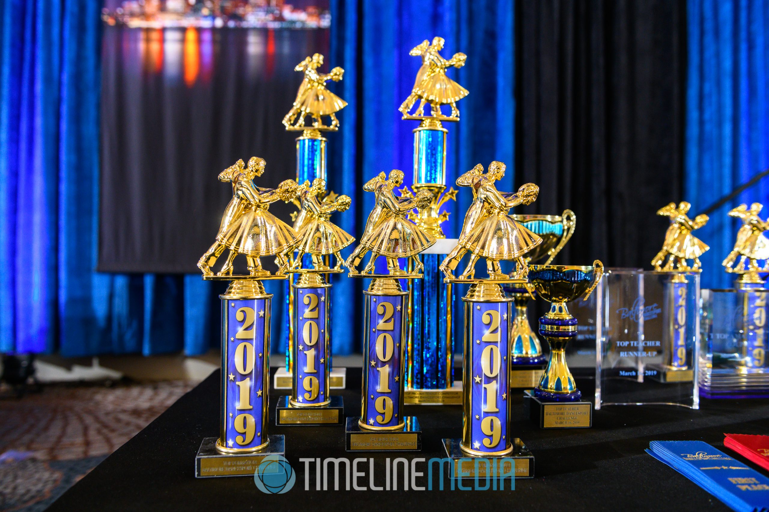 Awards table at the Baltmore Dancesport Challenge ©TimeLine Media