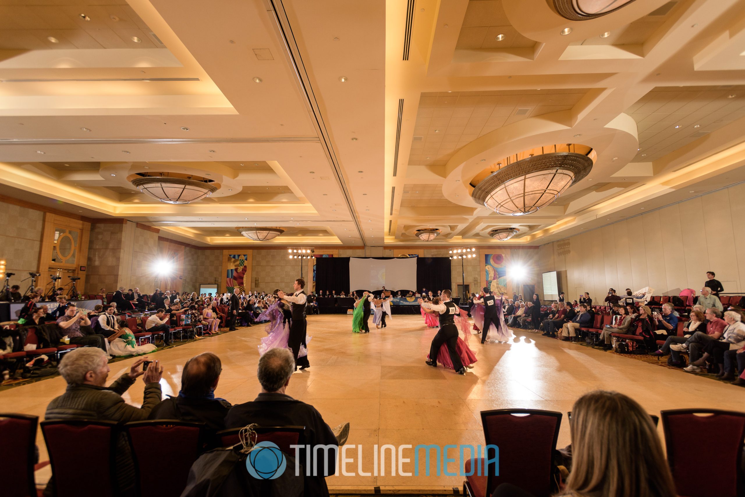 Mid-Atlantic Championships competition floor ©TimeLine Media