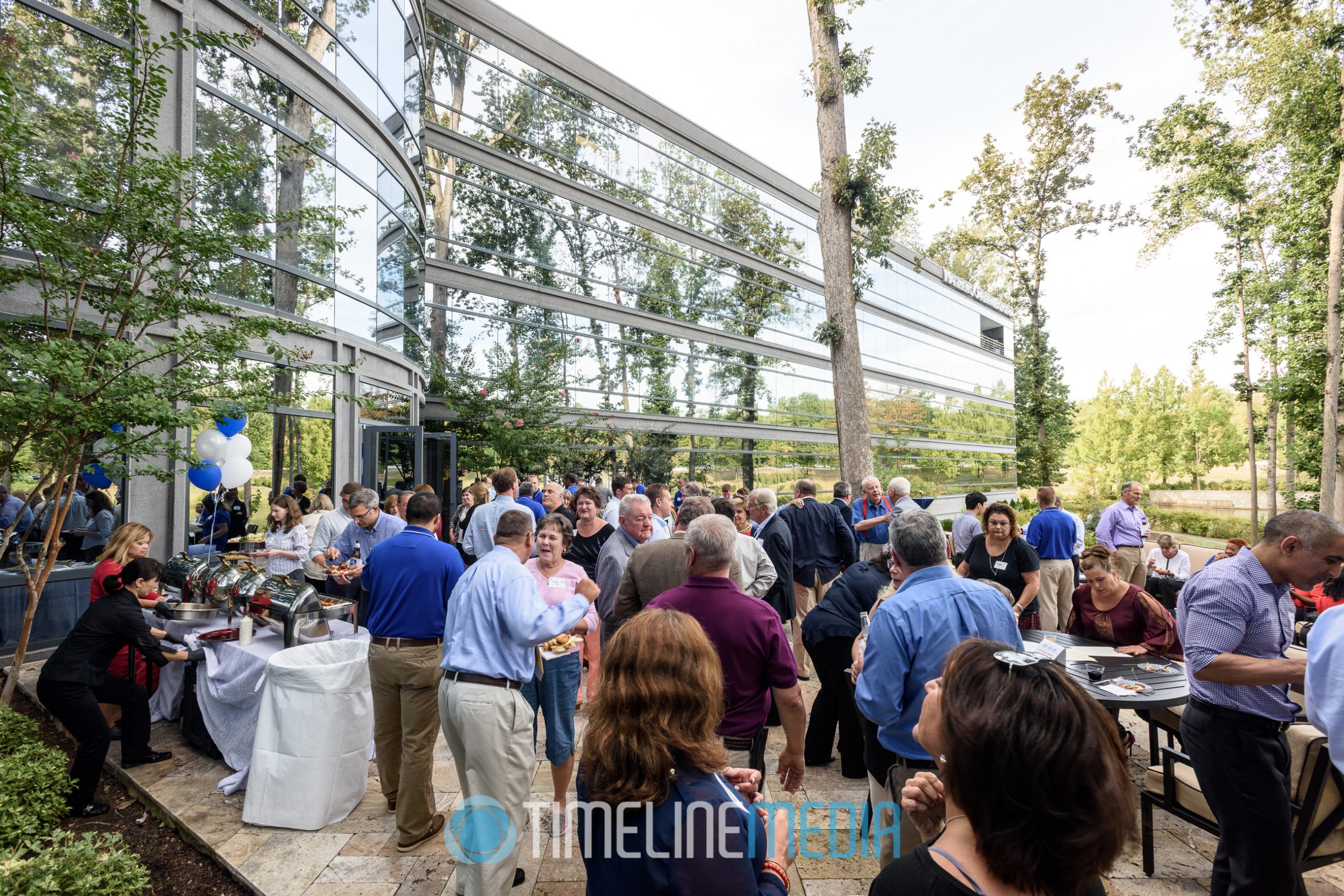 Buffet lines at the Peterson Companies Headquarters ©TimeLine Media