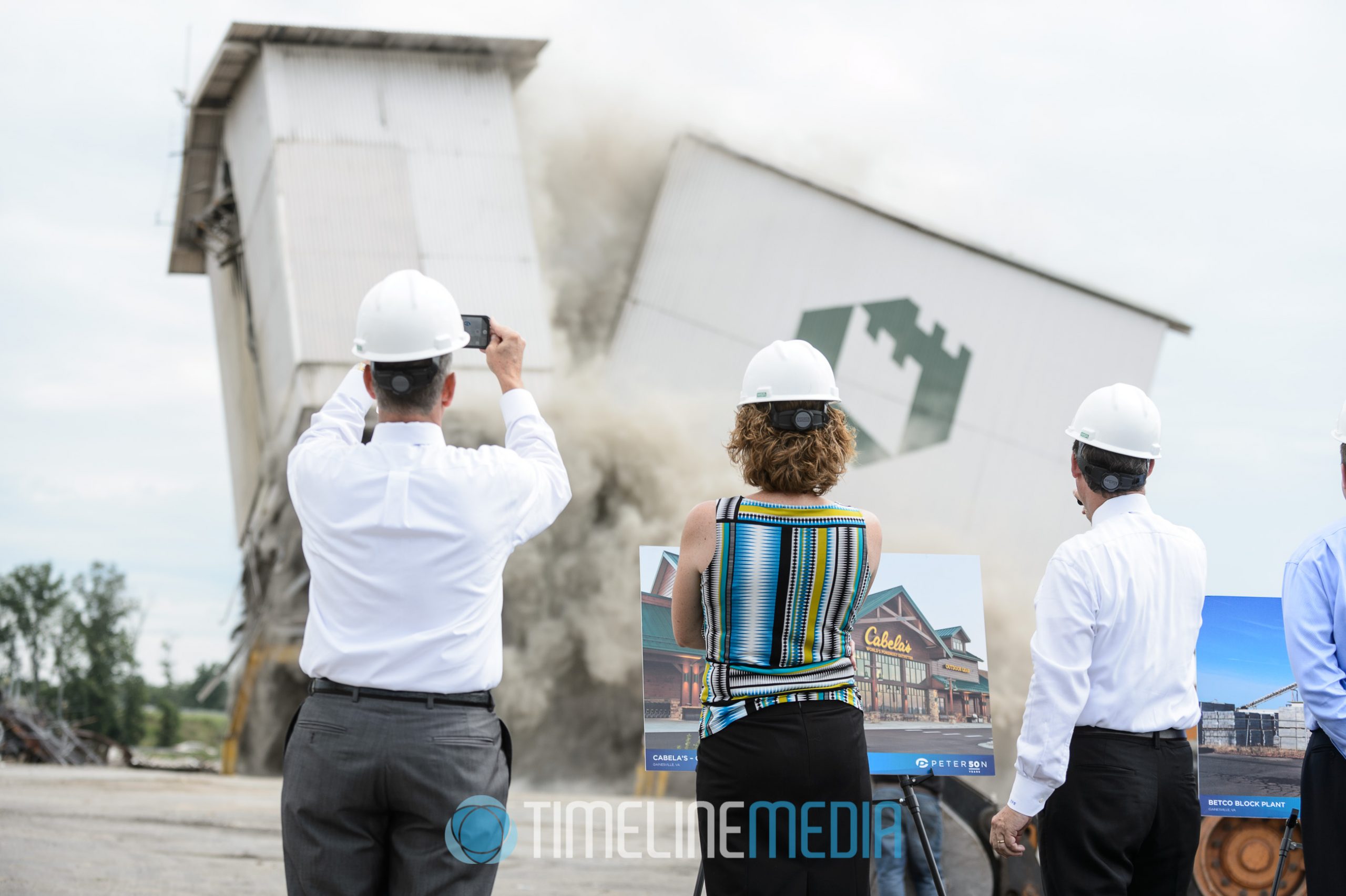 Demolition of Betco Block Factory, Gainesville, VA ©TimeLine Media