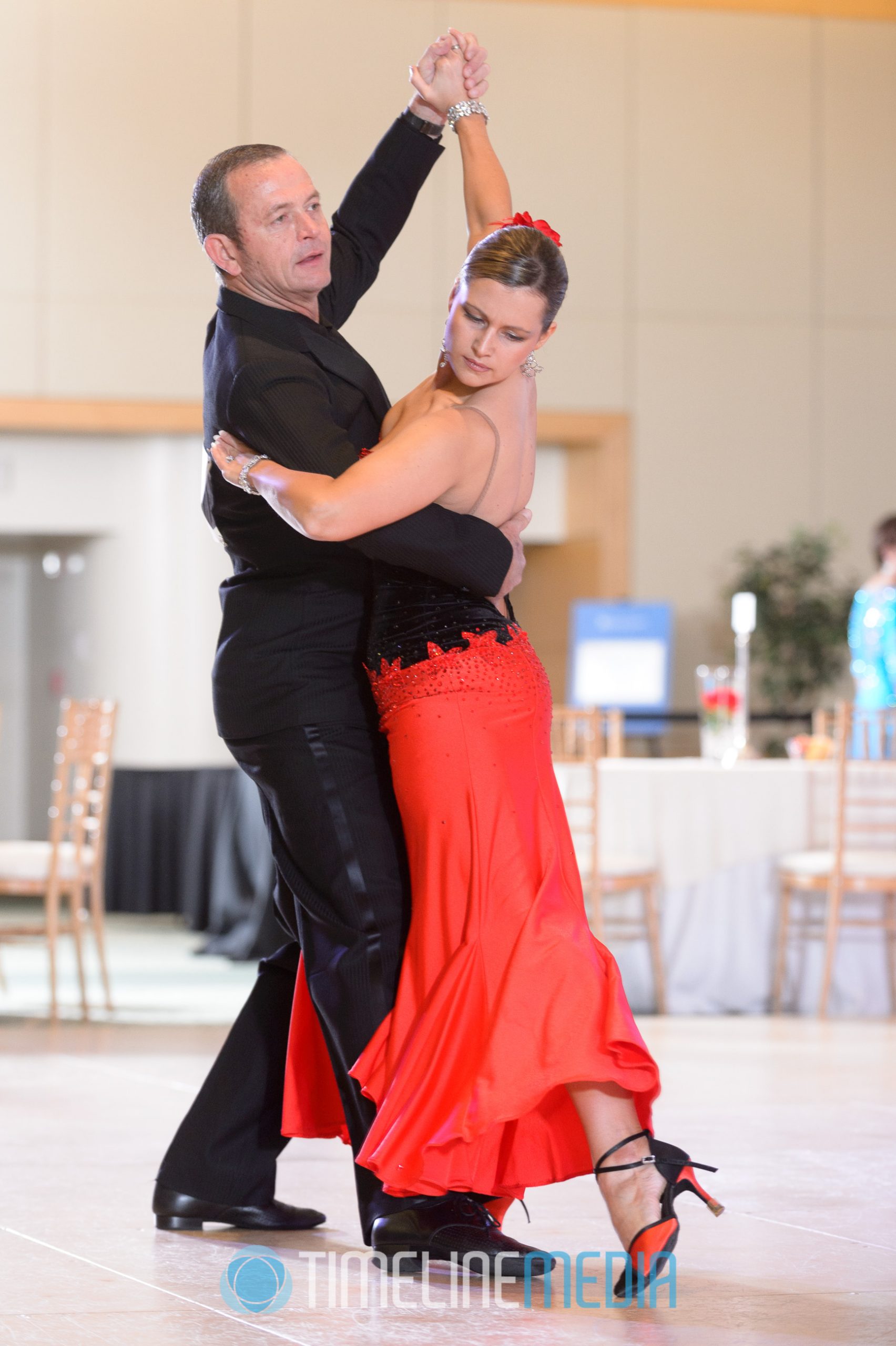 Pro-Am ballroom dance couple ©TimeLine Media