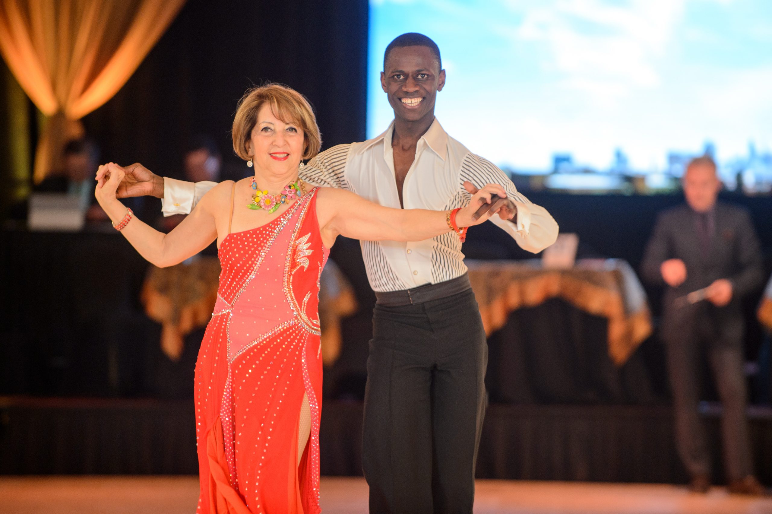 Abraham Sannoh and student competing at the Maryland Dancesport Championships ©TimeLine Media