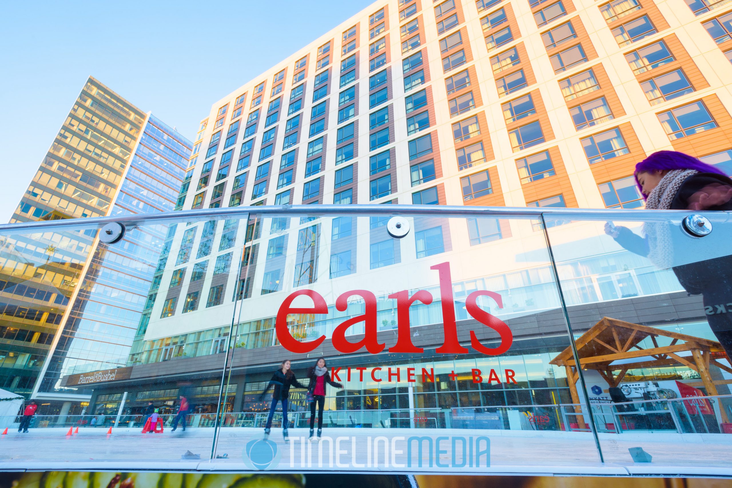Earl's Kitchen and Bar ice rink at Tysons Corner Center