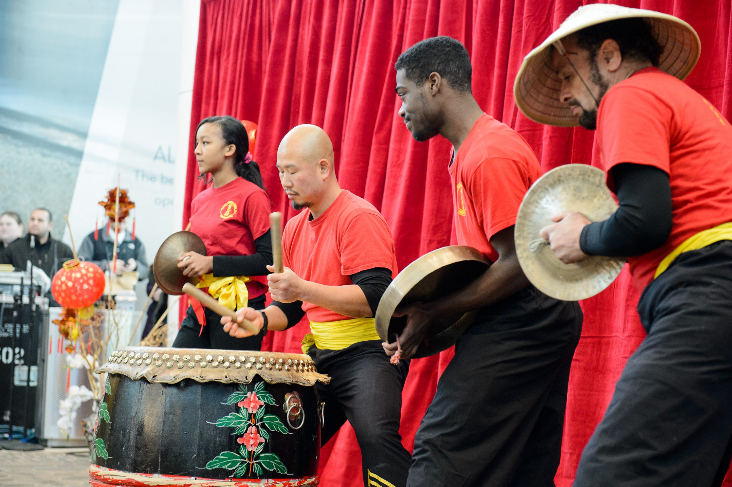 Drummers performing at Tysons Corner Center