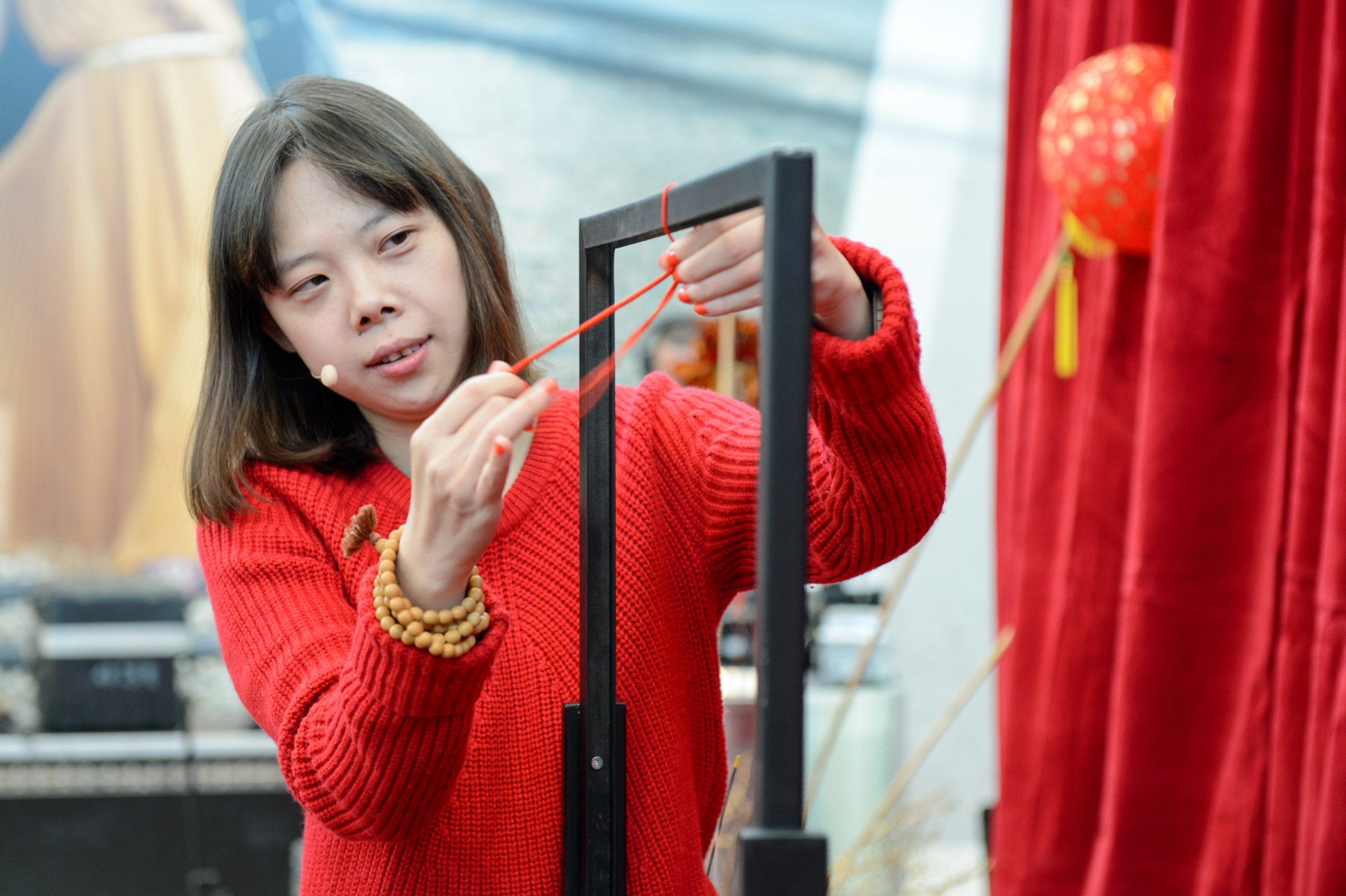 Live Demonstration at Lunar New Year celebration at the Concourse in Tysons Corner Center