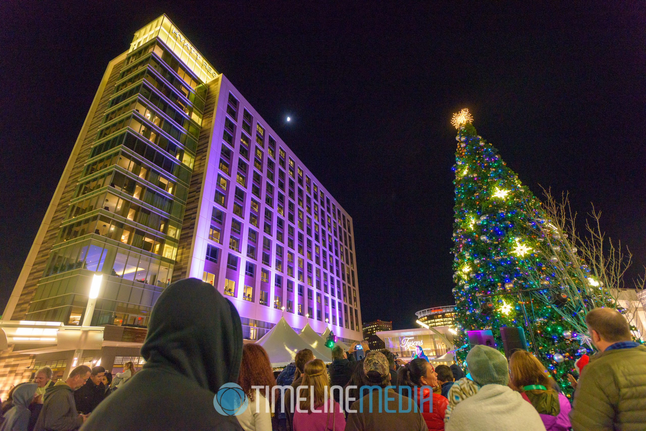 2015 Christmas Tree lighting on the Plaza at Tysons Corner Center