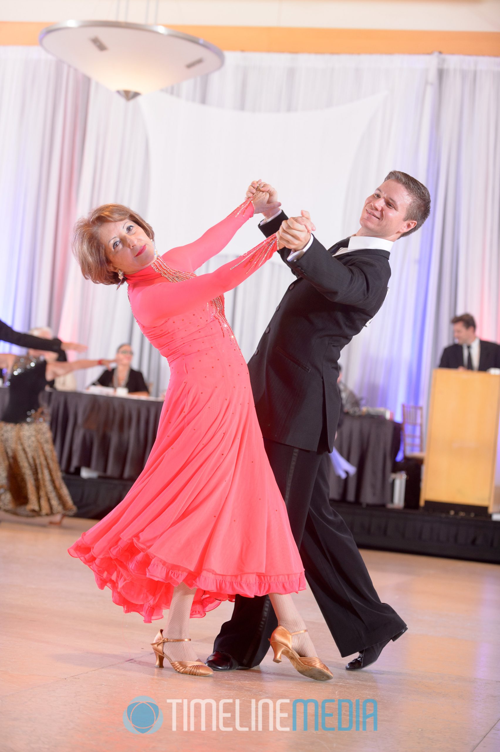 Pro-Am ballroom dance couple ©TimeLine Media