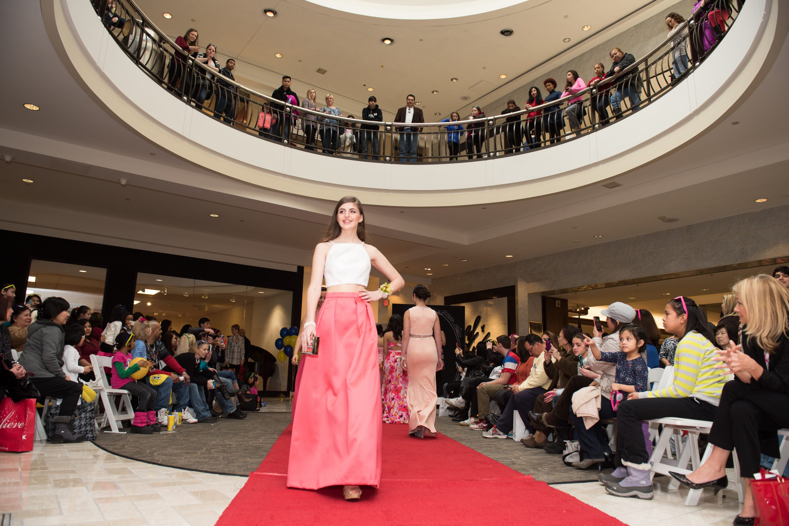 Runway for a Lord and Taylor Prom Fashion show in Tysons  ©TimeLine Media  