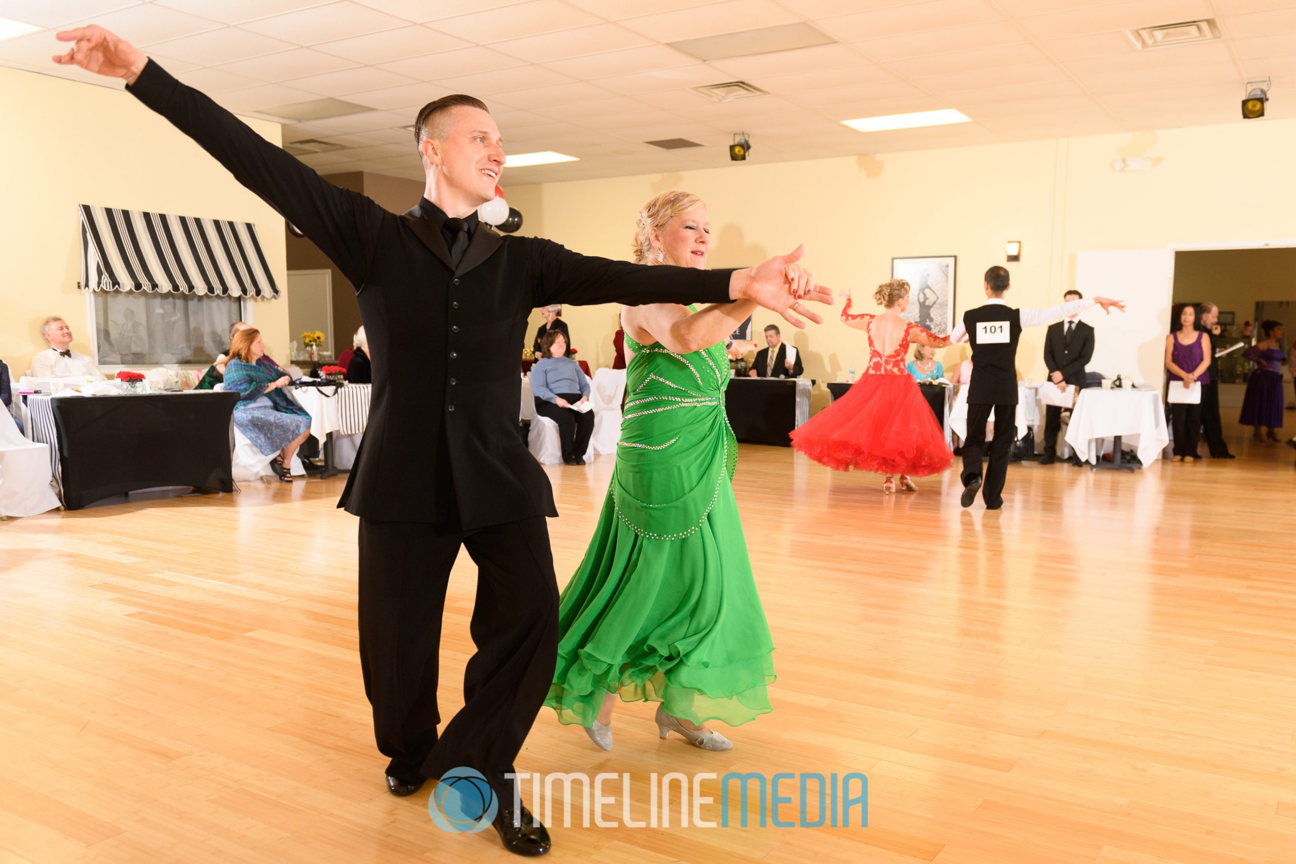Pro-Am dance heat at River City Ballroom Dance Comp ©TimeLine Media