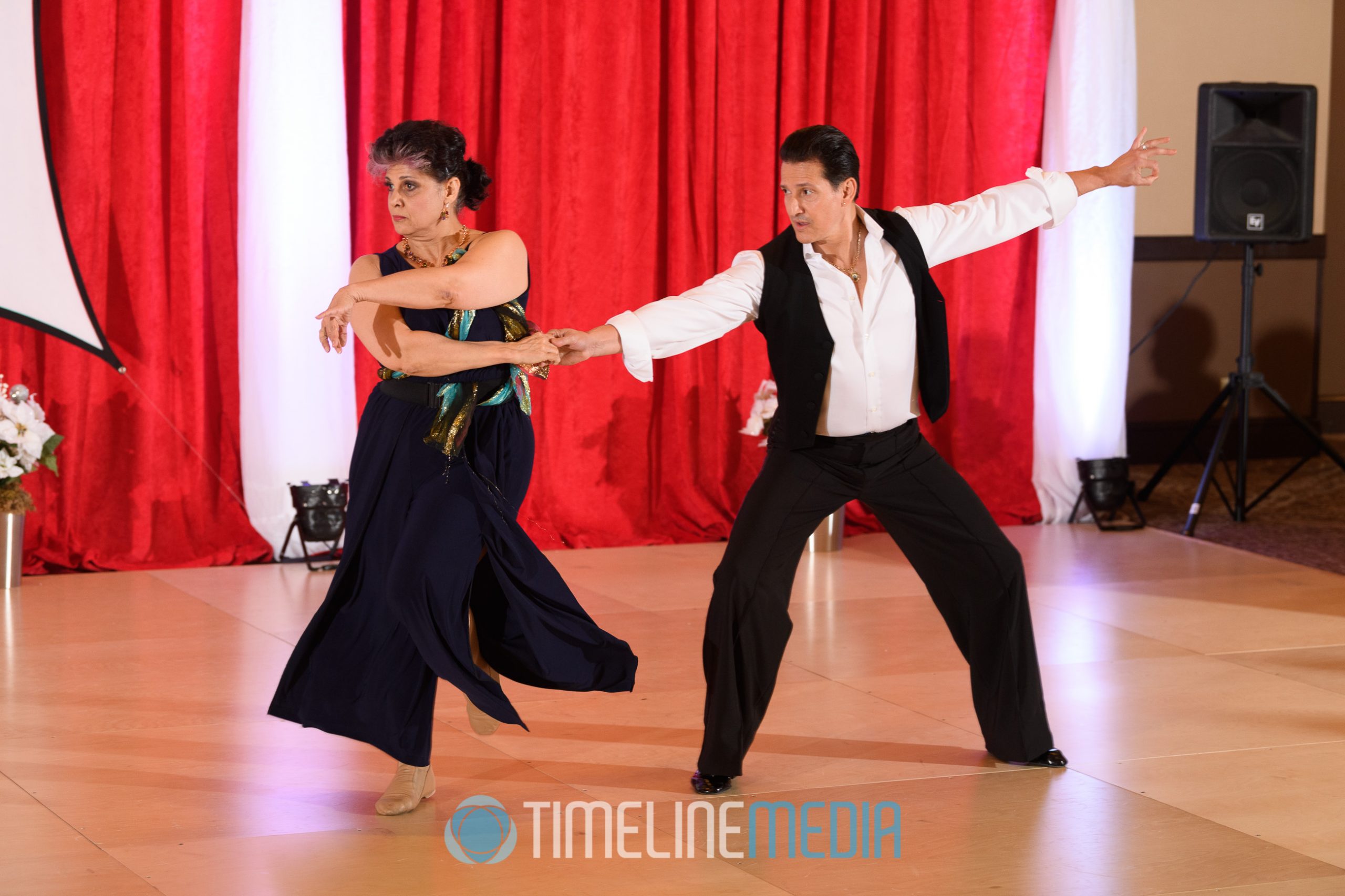 Jackie and Carlos dancing a professional show ©TimeLine Media