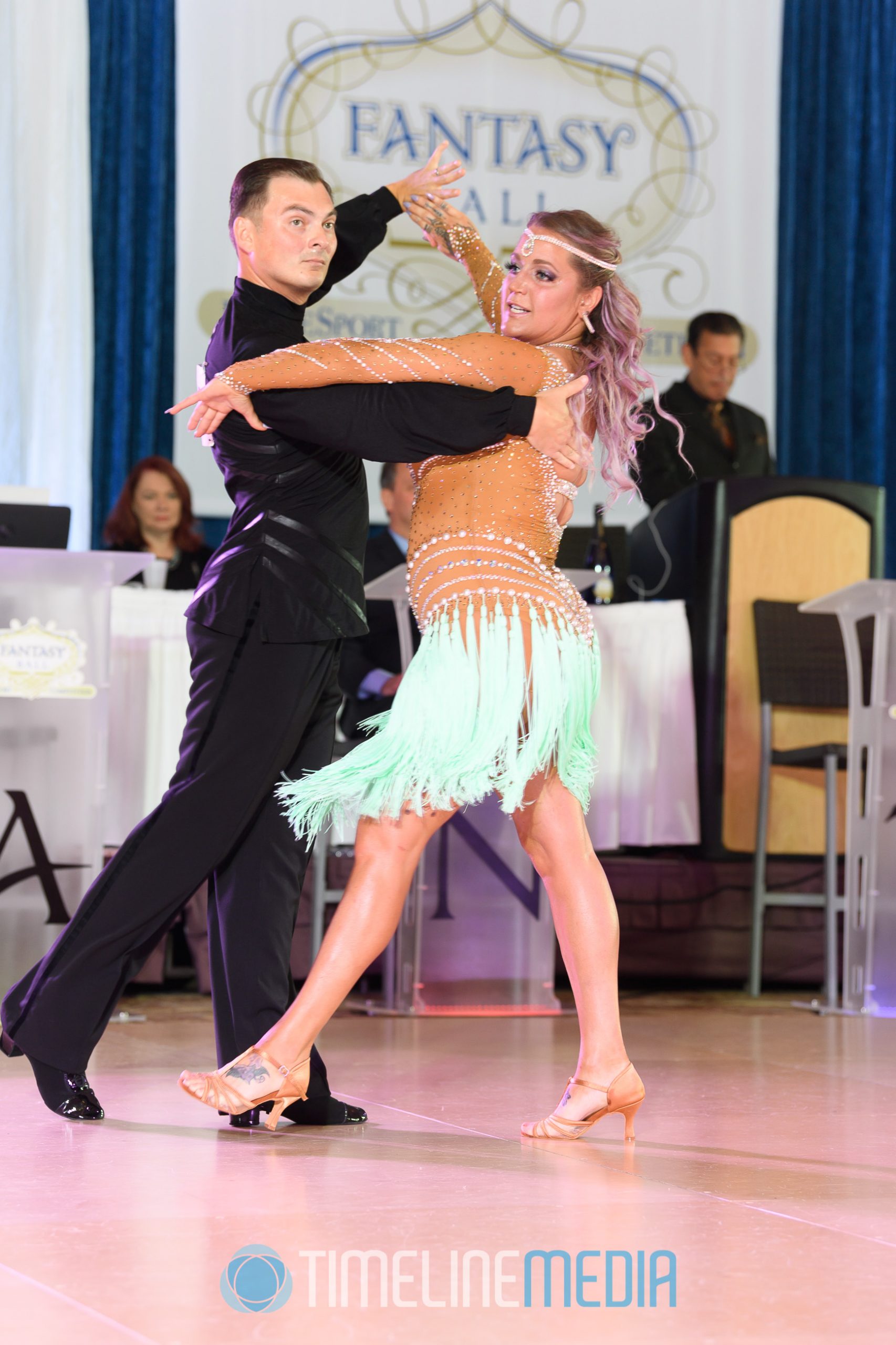 Latin dancers at the 2019 Fantasy Ball Dancesport Competition ©TimeLine Media
