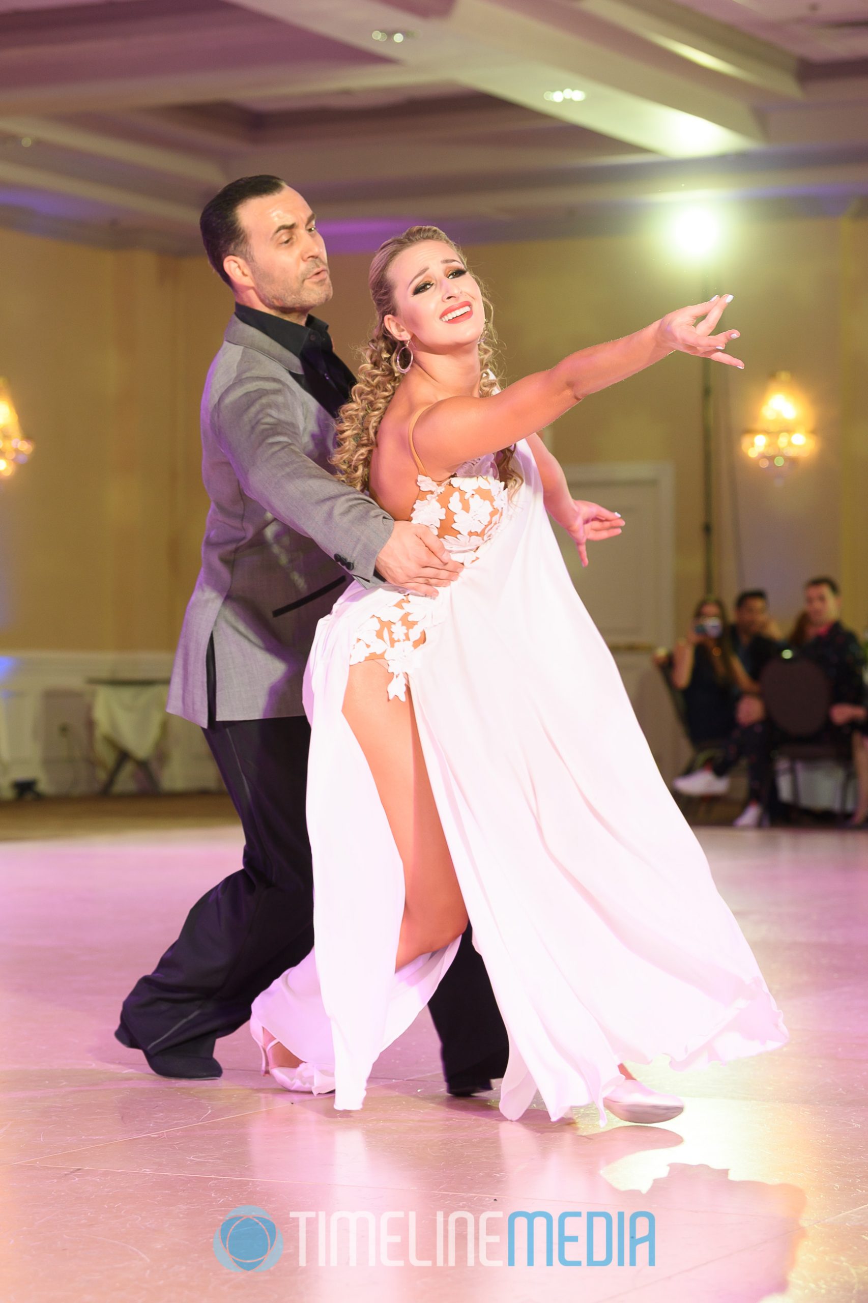 Max Sinitsa and Tatiana Seliverstova performing a professional dance show ©TimeLine Media