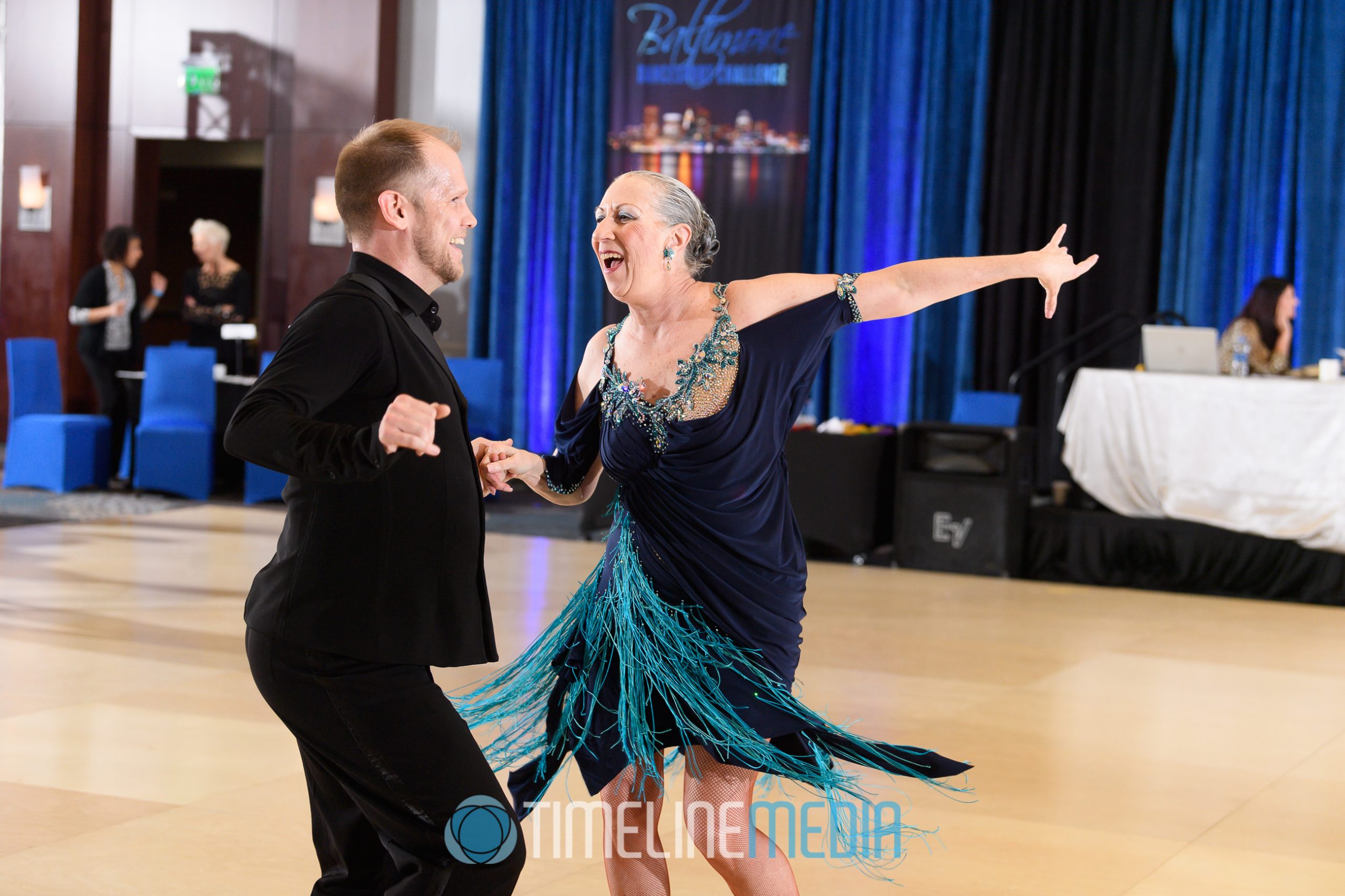 Rhythm dancers at the Baltimore Dancesport Challenge ©TimeLine Media