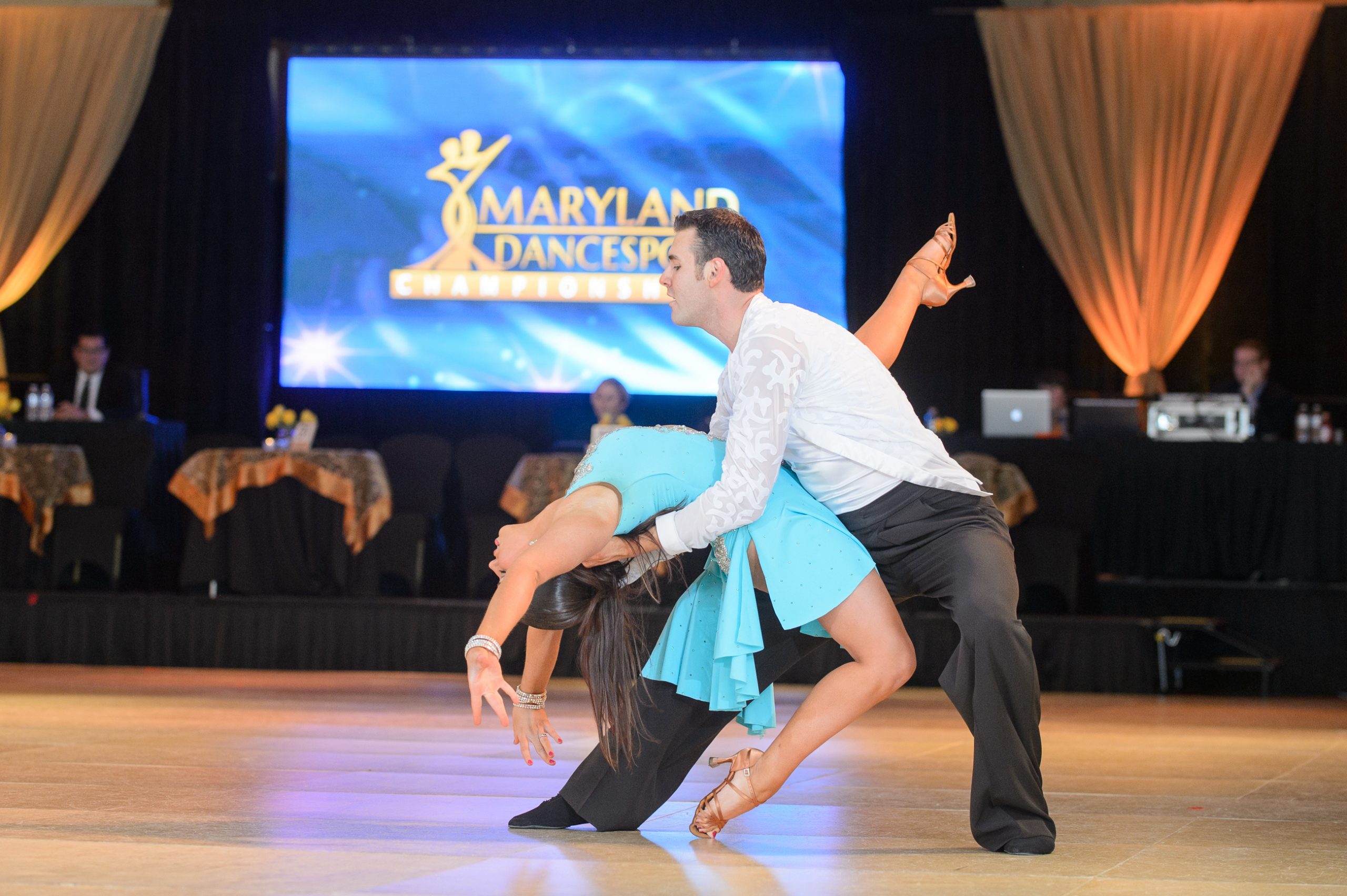 Dancers competing at the Maryland Dancesport Championships ©TimeLine Media