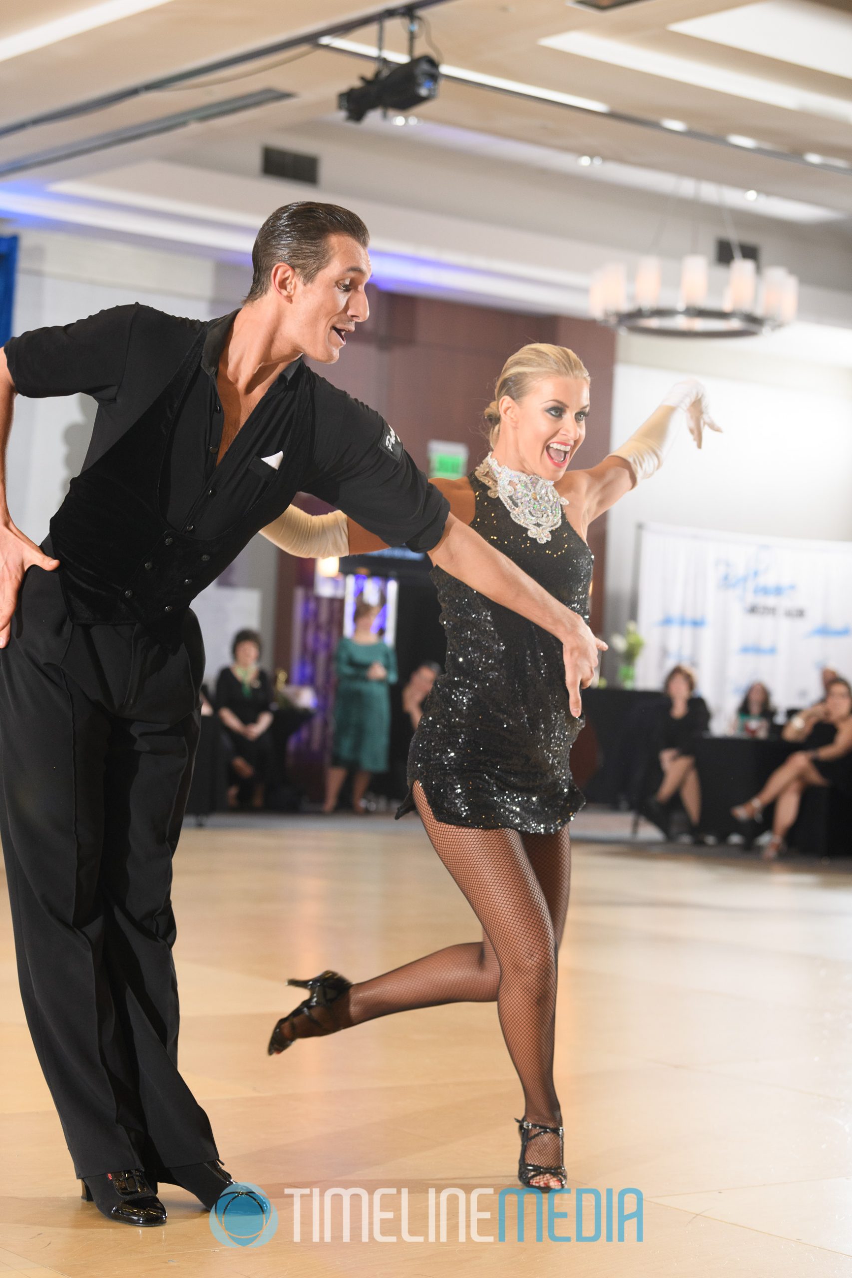 Nadezda Vlasova and Nikita Malakhov dance a professional show ©TimeLine Media
