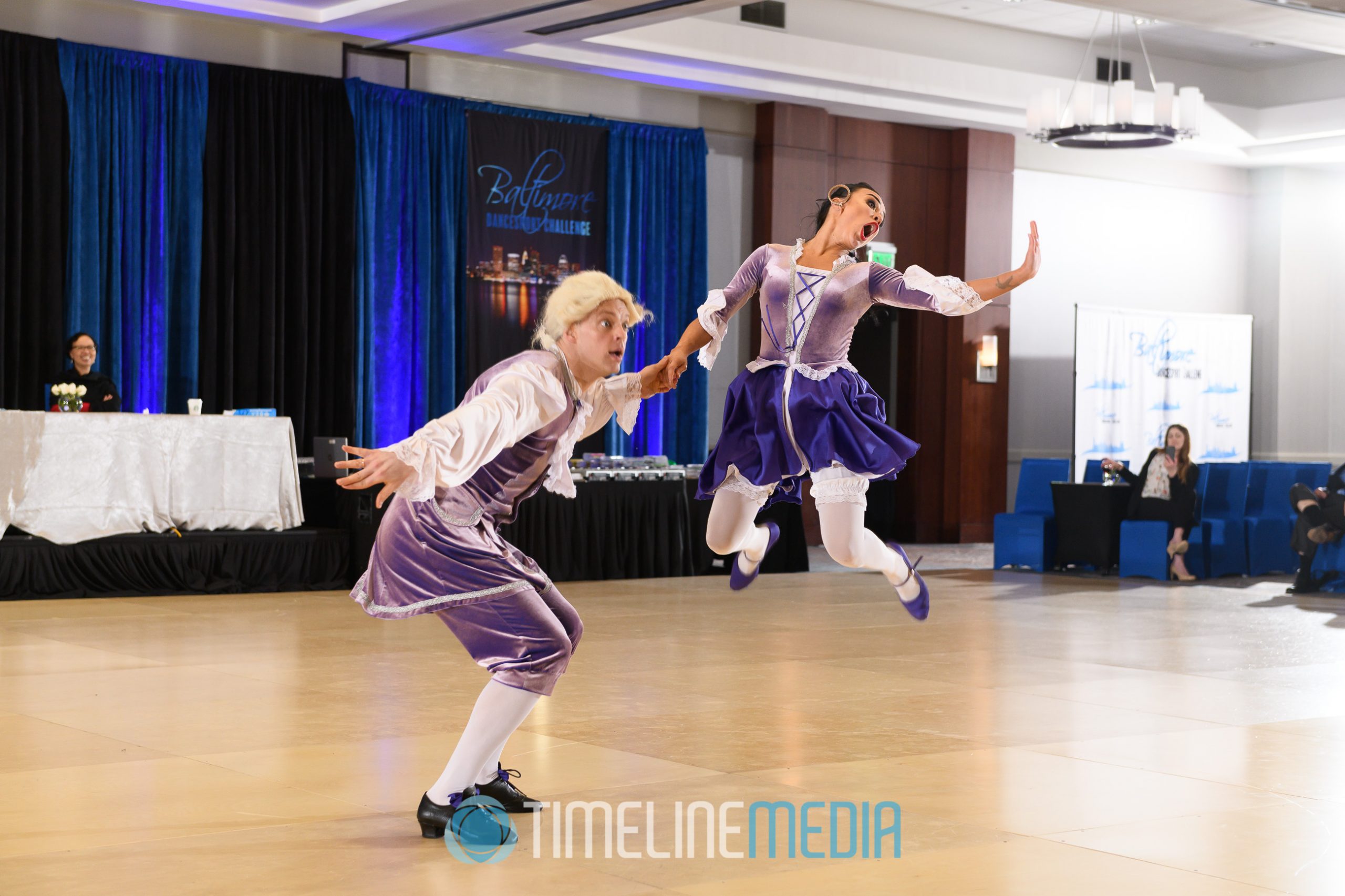 Ksusha Sokolova and Ivan Kudashev performing at the Baltimore Dancesport Challenge ©TimeLine Media