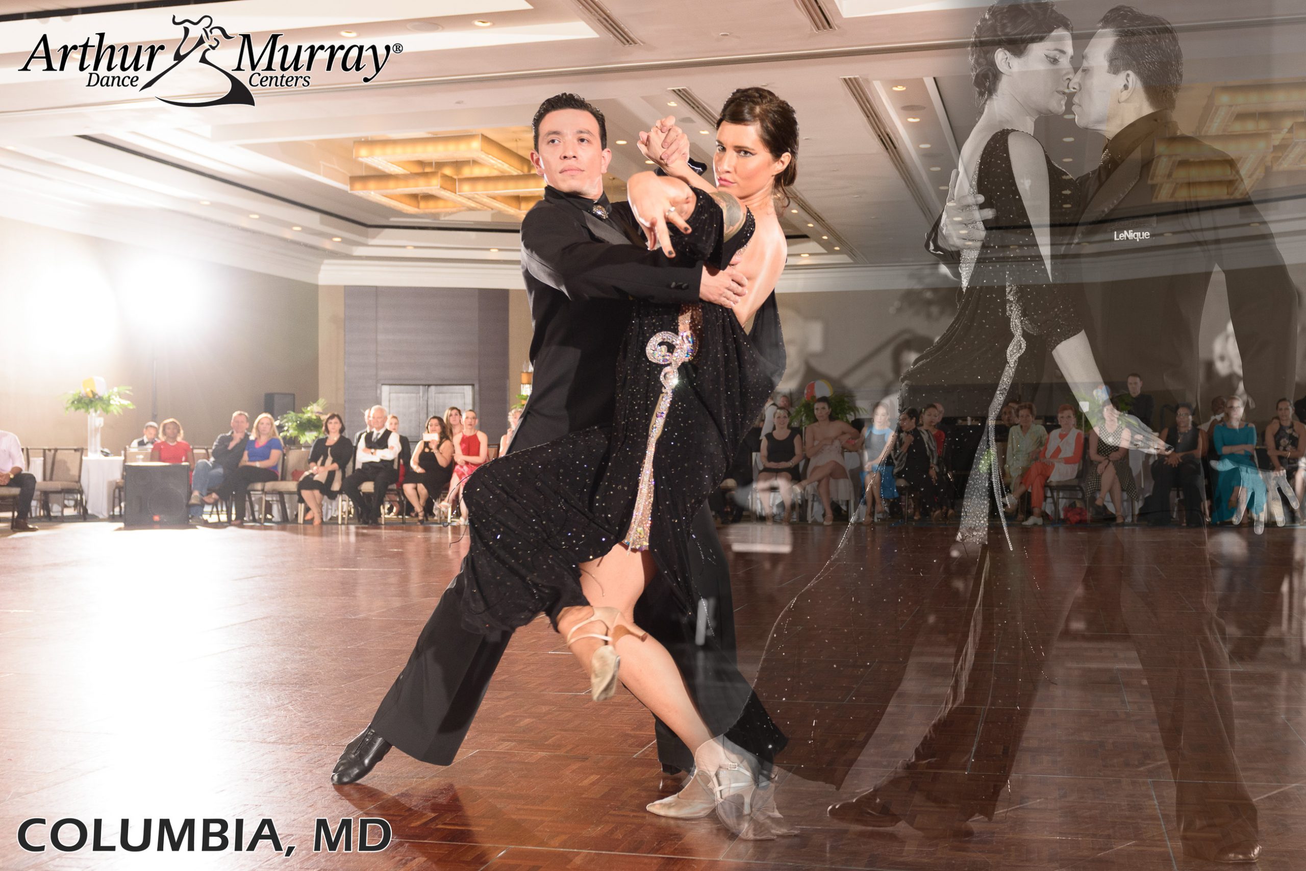 Columbia, MD Arthur Murray professional show at the 2017 Summer Showcase ©TimeLine Media