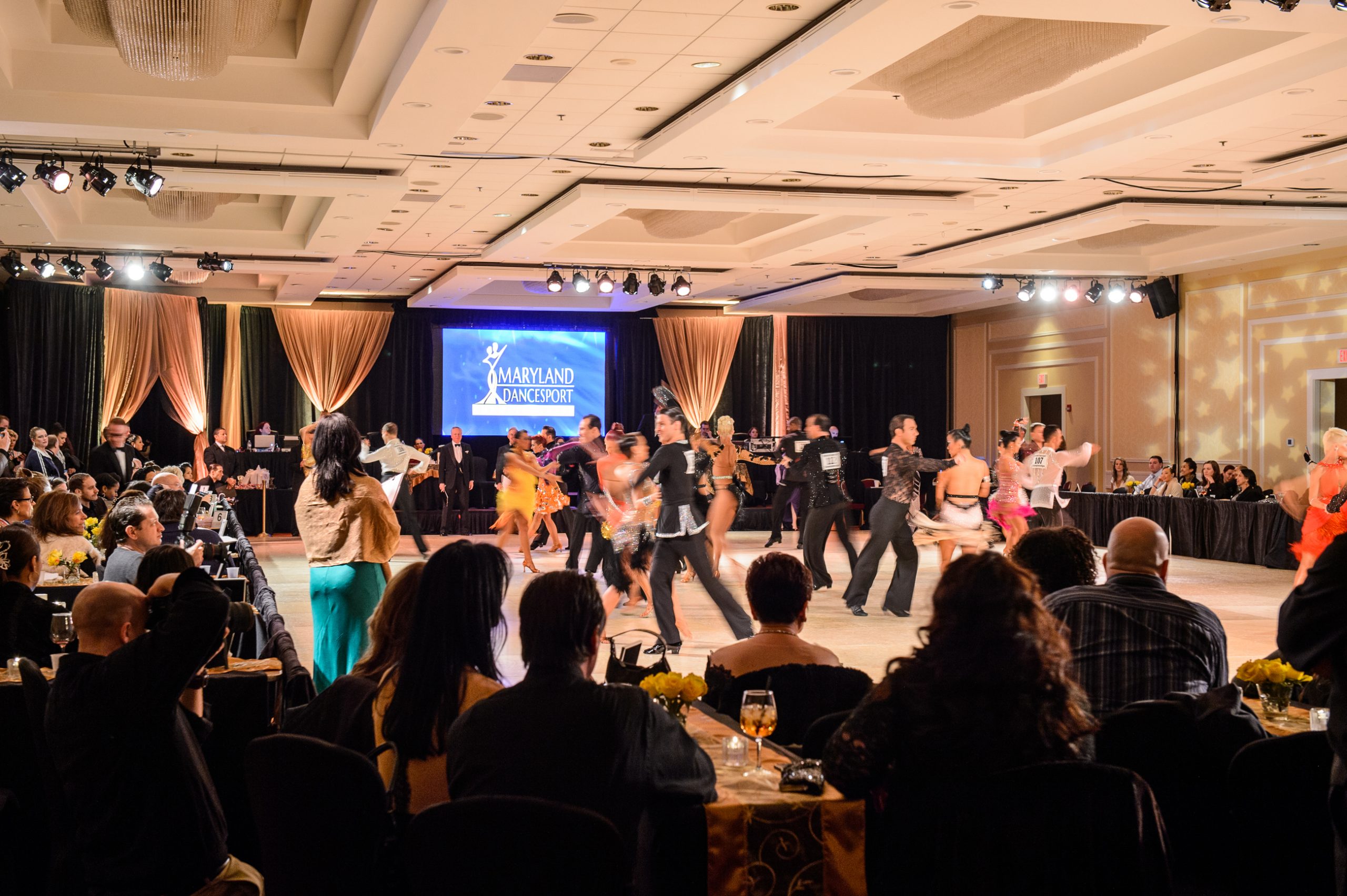 Ballroom Dance Floor at the 2015 Maryland Dancesport Championships ©TimeLine Media