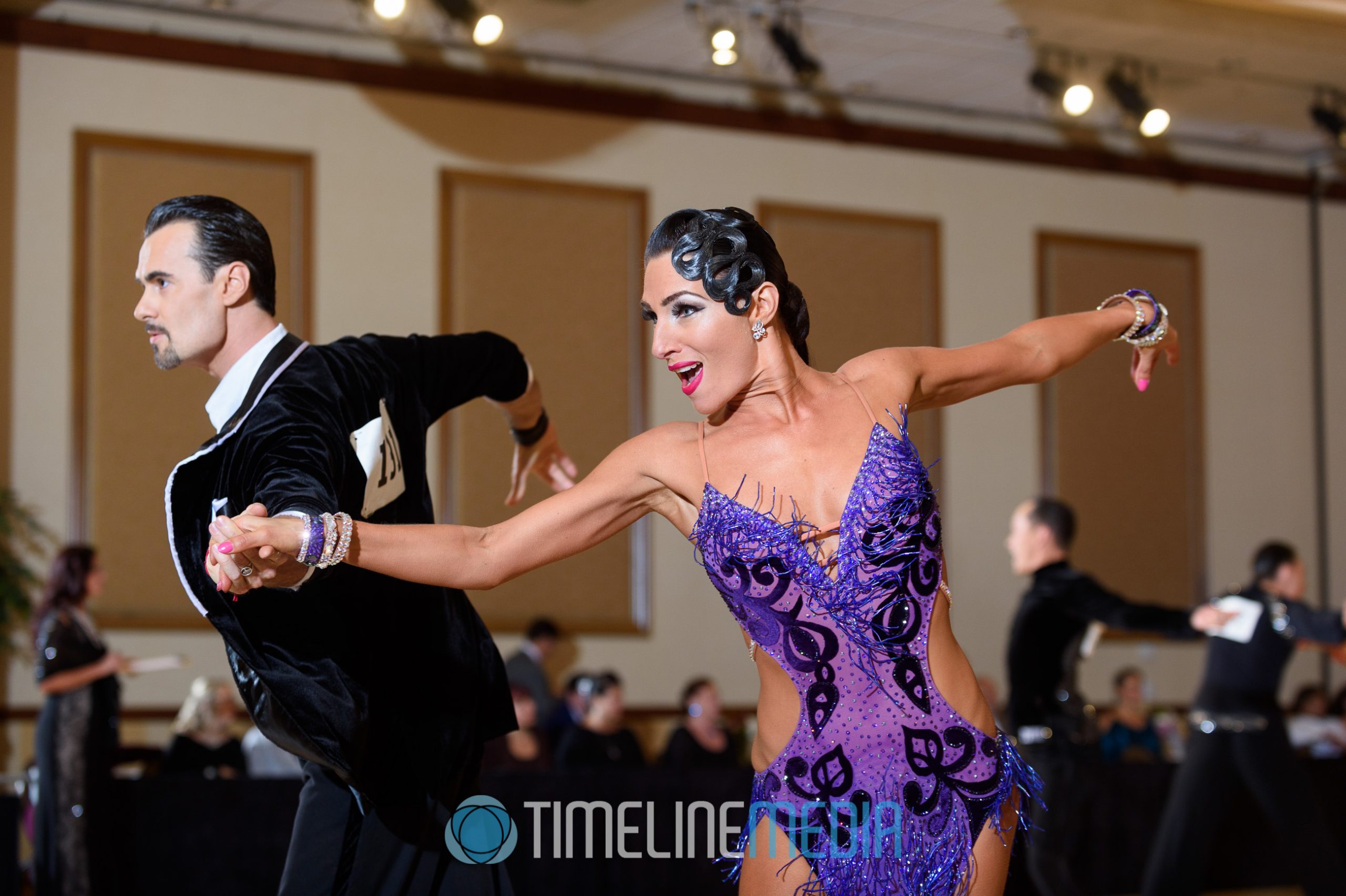 Professional Latin dancers in competition ©TimeLine Media