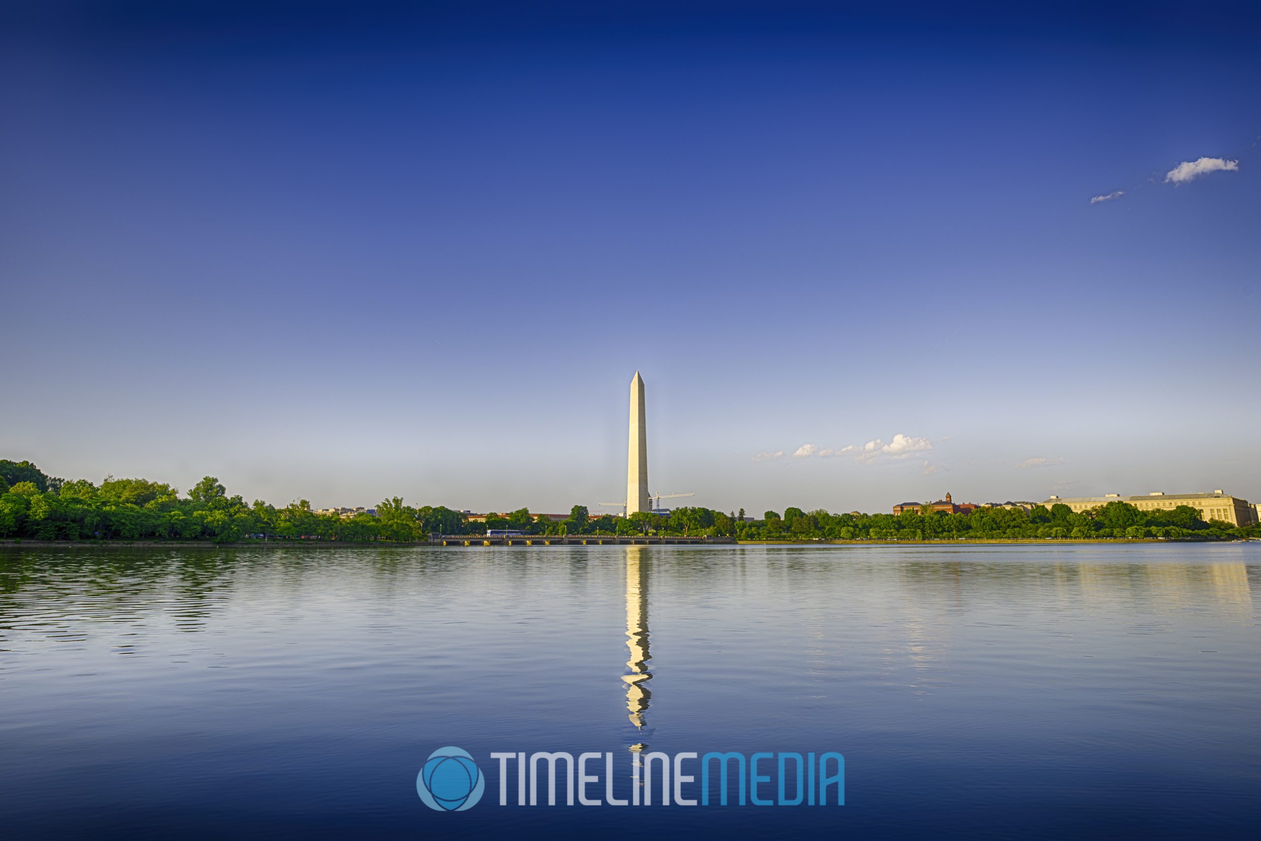 Washington Monument from Tidal Basin ©TimeLine Media