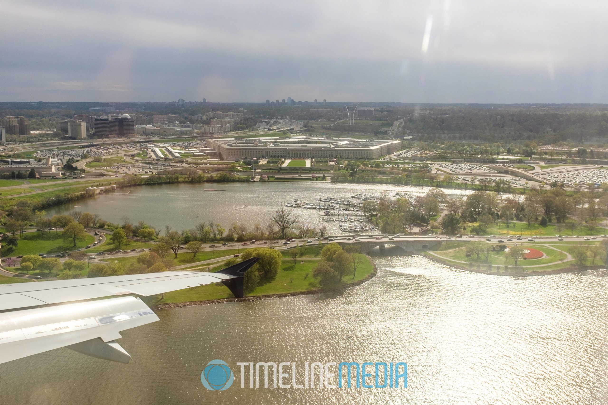 Pentagon from plane approach ©TimeLine Media