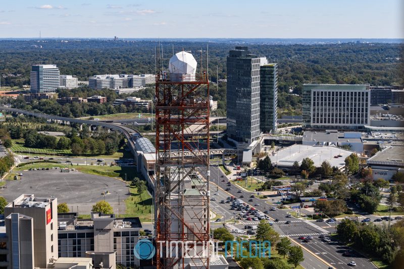 Tysons Corner Center, Vita Tower, Hyatt Regency from Lumen Rooftop ©TimeLine Media