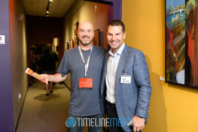 Andrew Chapman and Len Forkas - previous TEDxTysons speakers ©TimeLine Media