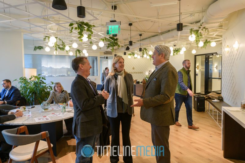 Networking at Industrious in Tysons, Virginia ©TimeLine Media