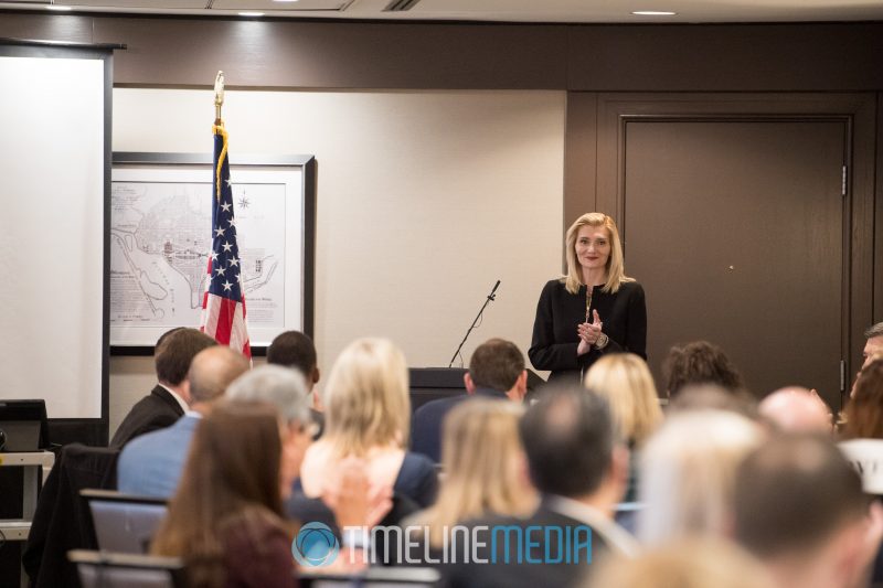 Outgoing Chair Virginia Case speaking at the Board Installation ©TimeLine Media